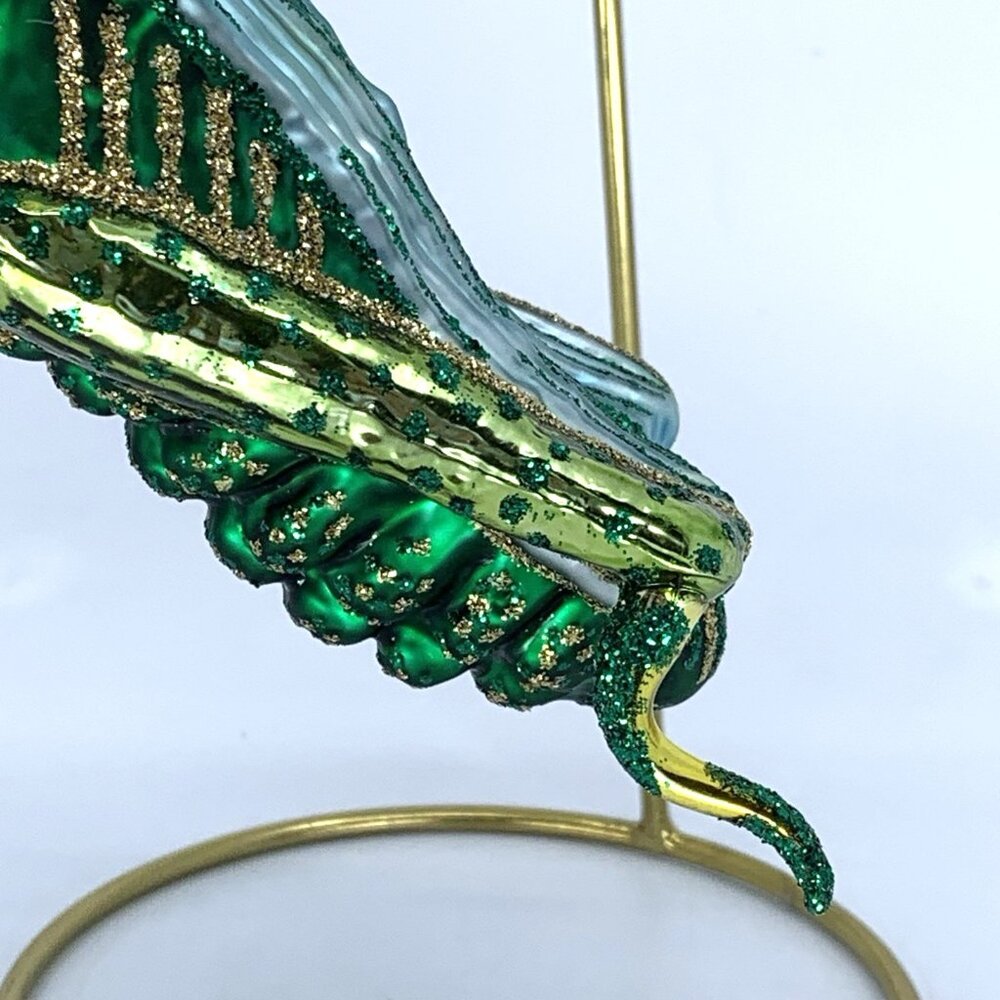 Whitehurst Grasshopper Hand Blown Fantasy Glass Ornament 5.75" Boxed Vtg Imports - Picture 9 of 13